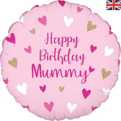 Happy Birthday Mummy Foil Balloon (18