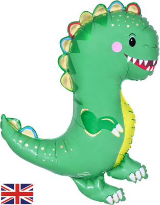 Happy Dinosaur Large Foil Balloon 1pc (Oaktree 34