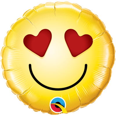 Happy Face Love Foil Balloon (9