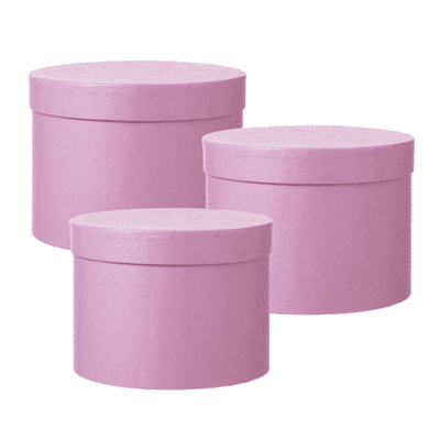Hat Boxes (Lilac) 3pc