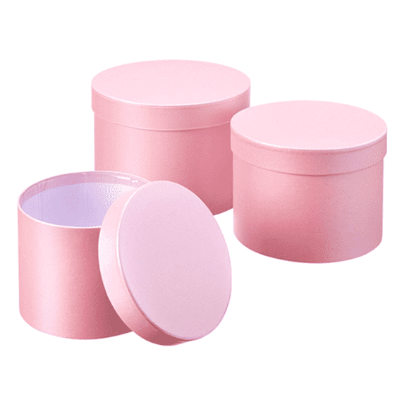 Pale Pink Hat Boxes
