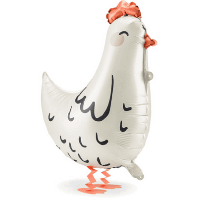 Hen Walking Pet Foil Balloon 1pc (PartyDeco 18