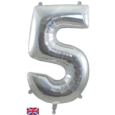 Oaktree UK 18-inch Felice 5th Birthday olografica Design Balloons, Rosa Oaktree UK 18-inch Felice 5th Birthday olografica Design Balloons, Rosa