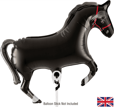 Horse Black Foil Balloon (16