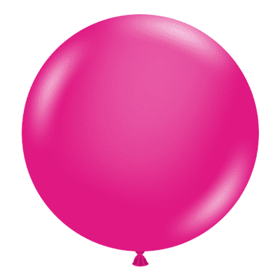 Hot Pink 24 inch Balloons - Tuftex 24