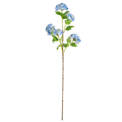 Hydrangea Stem (Blue 5 Heads) 96cm (Eleganza) 1pc