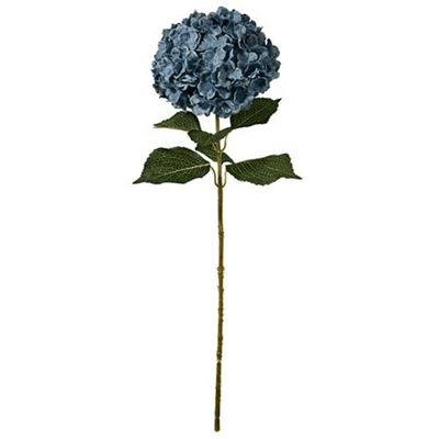 Hydrangea Stem (Blue & Green) 92cm (Eleganza) 1pc
