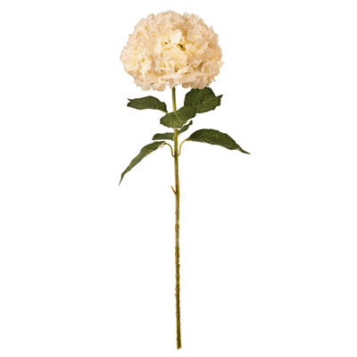 Hydrangea Stem (Cream & Pink) 92cm (Eleganza) 1pc