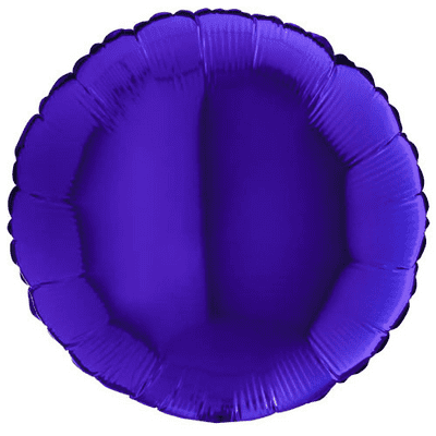 Indigo Blue Round Foil Balloon (18