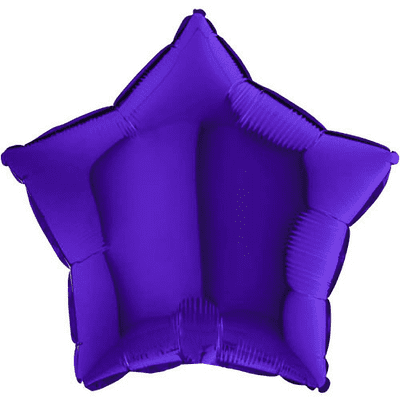 Indigo Blue Star Foil Balloon (18