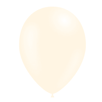 Ivory 11 inch Balloons - Decotex 11