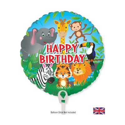 Jungle Birthday Foil Balloon (9