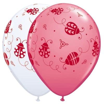 Ladybugs Balloons - 11 Inch Balloons 25pcs