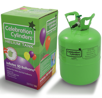 Large Disposable Helium Gas Cylinder
