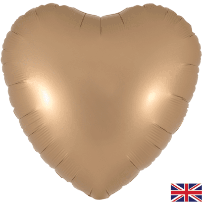 Latte Heart Foil Balloon (18