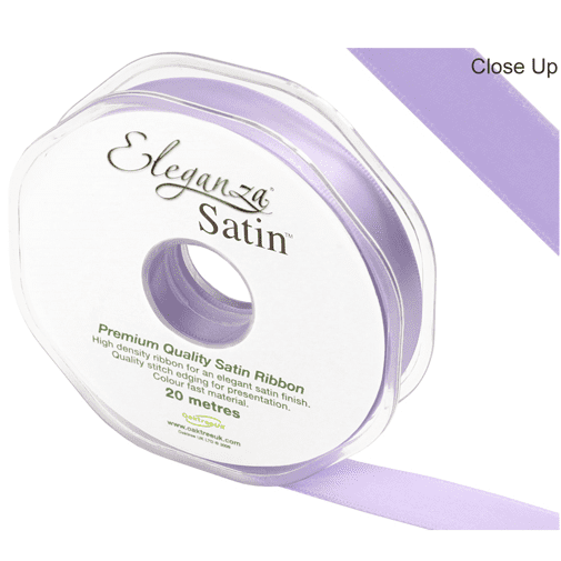 Lavender Double Faced Satin Ribbon 15mm x 20m | Free Delivery