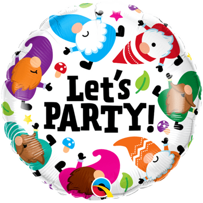 Lets Party Gnome Foil Balloon (18