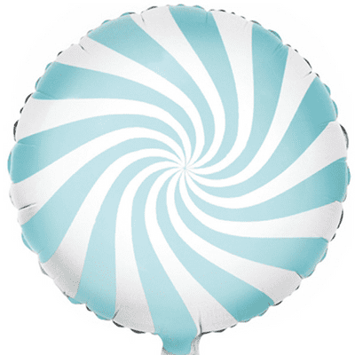 Light Blue Candy Sweetie Foil Balloon 1pc (PartyDeco 18
