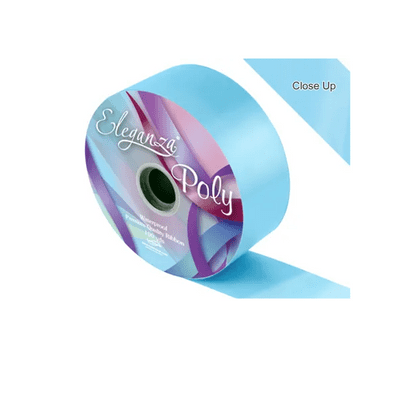 Light Blue Poly Ribbon 50mm x  91m (Eleganza) 1pc