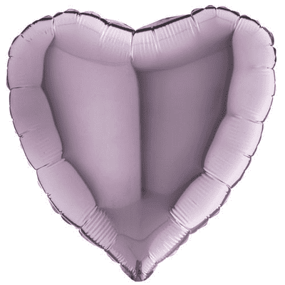 Lilac Heart Foil Balloon (18