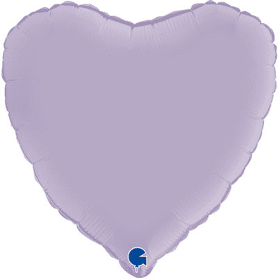 Lilac Satin Heart Foil Balloon (18