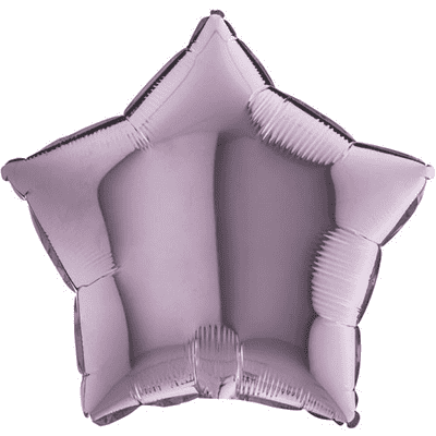 Lilac Star Foil Balloon (18