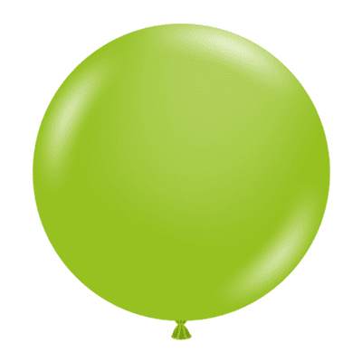 Lime Green 17 inch Balloons - Tuftex 17