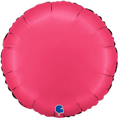 Lipstick Satin Round Foil Balloon (18