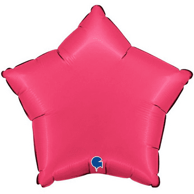 Lipstick Satin Star Foil Balloon (18