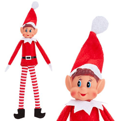 Long Leg Red Boy Elf Figure (12