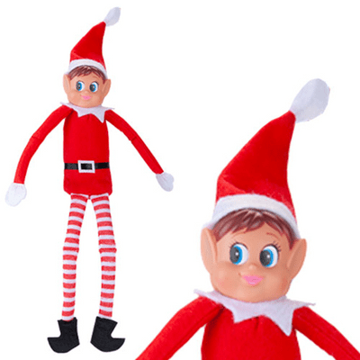 Long Leg Red Girl Elf Figure (12