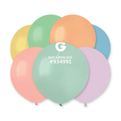 Macaron Assorted 19 inch Balloons - Gemar 19