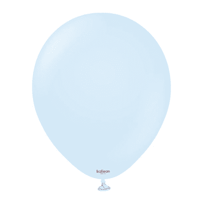Macaron Baby Blue 12 inch Balloons - Kalisan 12