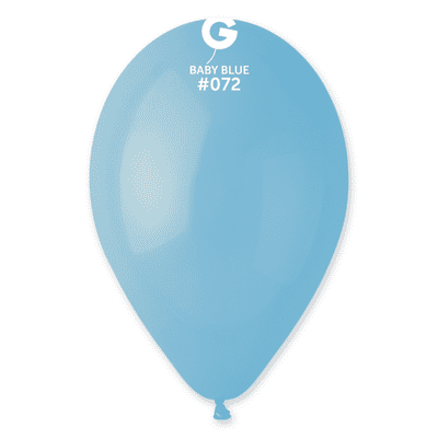 Macaron Baby Blue 13 inch Balloons - Gemar 13