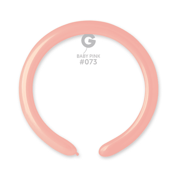 Macaron Baby Pink 2 inch Modelling Balloons - 2