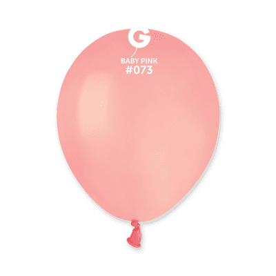 Macaron Baby Pink 5 inch Balloons - Gemar 5