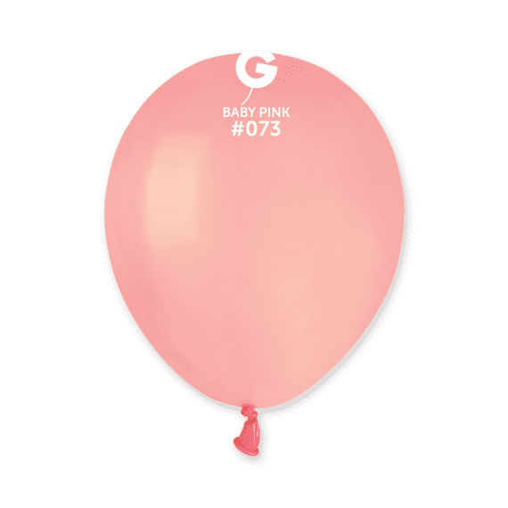 Macaron Baby Pink 5 inch Balloons - 5