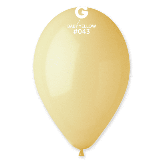 Macaron Baby Yellow 13 inch Balloons - 13