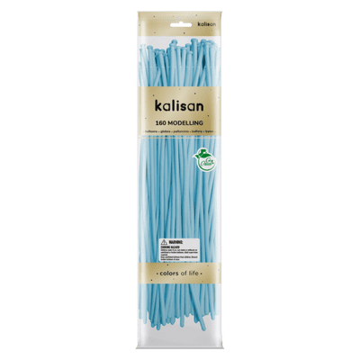 Macaron Blue 160Q (Nozzle Up) - Kalisan Modelling Balloons 50pcs