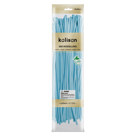 Macaron Blue 160Q Balloons Wholesale Kalisan 160Q Modelling Balloons