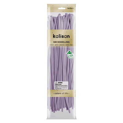 Macaron Lilac 160Q (Nozzle Up) - Kalisan Modelling Balloons 50pcs