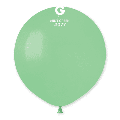 Macaron Mint Green 19 inch Balloons - Gemar 19