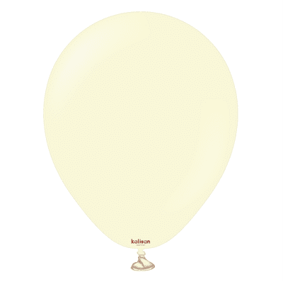 Macaron Pale Yellow 12 inch Balloons - Kalisan 12