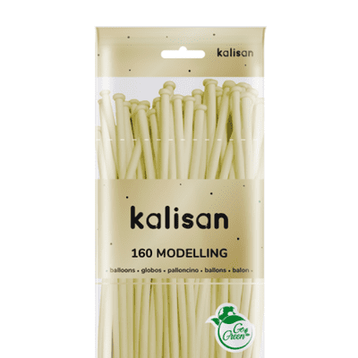 Macaron Pale Yellow 160Q (Nozzle Up) - Kalisan Modelling Balloons 50pcs