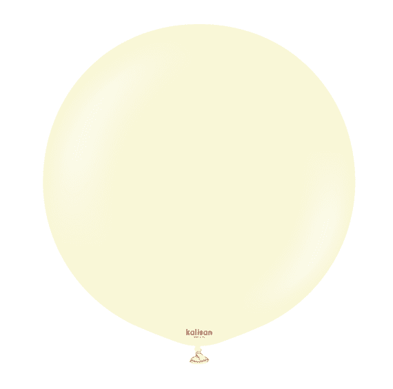 Macaron Pale Yellow 24 inch Balloons - 24