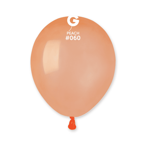 Macaron Peach 5 inch Balloons - 5