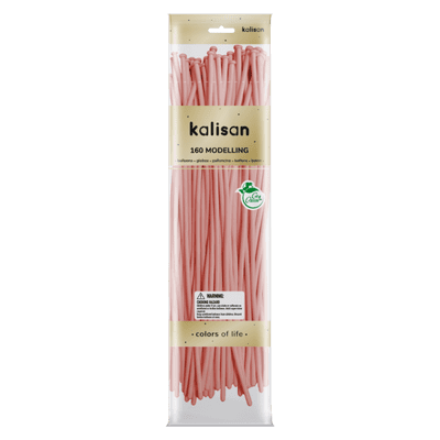 Macaron Pink 160Q (Nozzle Up) - Kalisan Modelling Balloons 50pcs