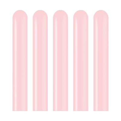 Macaron Pink 260Q Balloons - Kalisan Modelling Balloons 100pcs