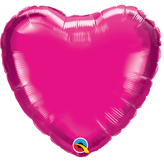 Mini Magenta Foil Balloon (4