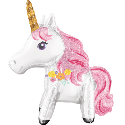 Magical Unicorn Standing Foil Multi Balloons (25